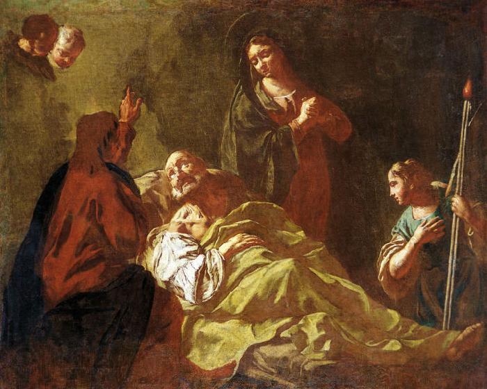Giovanni Battista Piazzetta Death of Joseph Spain oil painting art